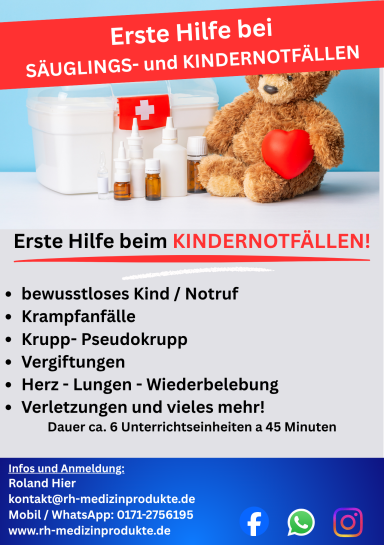 Erste Hilfe bei Kindernotfällen