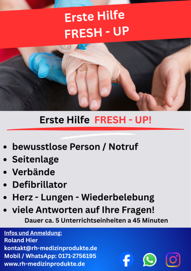 Erste Hilfe Fresh - Up